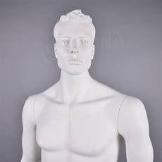 Figurína pánska ŠPORT 02, biela