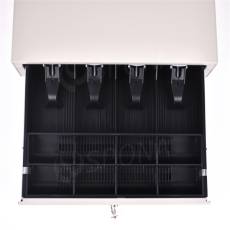 Pokladničná zásuvka EC 465, 4B / 8M, béžová, kov