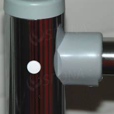 ALKAFIX plastová koncovka pre priemer 38 mm, šedá