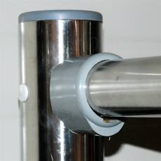 ALKAFIX plastová koncovka pre priemer 38 mm, šedá