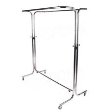 Štender 1005 dvojitý, výška 120 -200 cm, šírka 135 cm rozpätie 72 cm