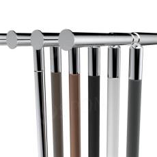 Štender 1030, výška 160 cm, šírka 150-210 cm, biela a chróm