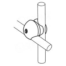 BLOCK 25, paralelná spojka - staviteľná, chróm