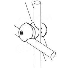 BLOCK 25, trojitá spojka - staviteľná, chróm