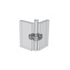 BLOCK 25, spojka dual kĺbová, chróm