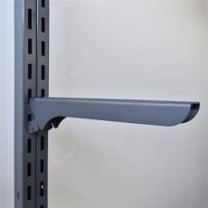 VARIANT držiak police, dĺžka 300 mm, sklopný, pár, grafitová šedá