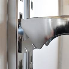 VARIANT držiak police, dĺžka 195 mm, sklopný, pár, chróm