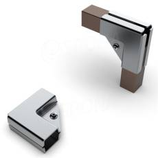 PRIMO 25, spojka vonkajšia dvojcestná L, chróm