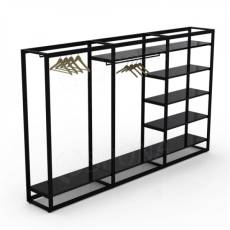 BIGSHOP KIT 08, 1072 x 442 x 1850 x 182,5 mm, antracit