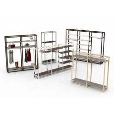 BIGSHOP KIT 08, 1072 x 442 x 1850 x 182,5 mm, matná biela