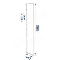 BIGSHOP rám, 442 x 1850 x 182,5 mm, matná biela
