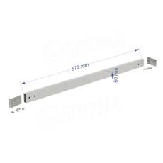 BIGSHOP traverza, dĺžka 572 mm, matná čierna