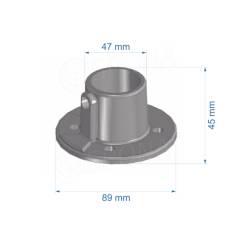 IDROSHOP, 35131 koncovka do steny, pozink