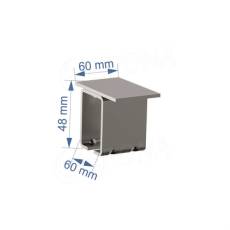 CUADRO, 9632 úchyt pre závesný systém na strop, chróm