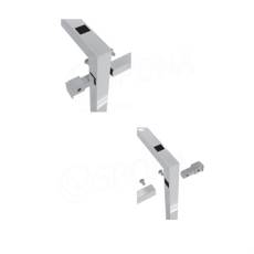 CUADRO, 9652, jednostranná spojka profilov, chróm