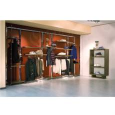 TECNIS, stojka s podstavcom, 2400 x 430 mm, satin