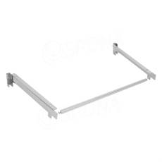 SUSPANCE, pár držiakov políc s vešiakovou tyčou, 900 x 350 mm, chróm