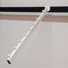 SUSPANCE, vodopád, 10 kolíčkov, dĺžka 400 mm, sklon 25°, biely