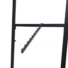 SUSPANCE, vodopád, 10 kolíčkov, dĺžka 400 mm, sklon 25&deg;, čierny