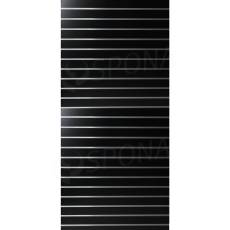 SLAT drážkový panel 120 x 240 cm, 23 drážok, rozstup 10 cm, bez insertov, čierny