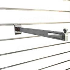 SLAT rovné rameno, dĺžka 400 mm, silné, chróm (AC)