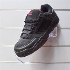 SLAT polica obuv otočná s dolnou zarážkou 70 x 220 mm, akryl