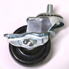 Koliesko priemer 60 mm, závit M10 x 16 mm, plast, s brzdou (AC)