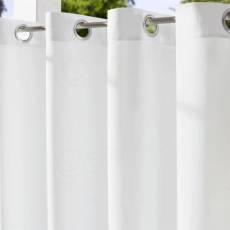 Záves do prezliekacej kabínky, 140 x 250 cm, ZITA, biely