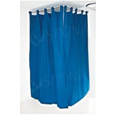 Prezliekacia kabínka, typ 801 rohová, 980 x 980 mm, chróm