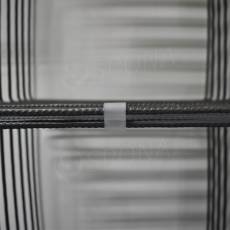 Drôtený element CUBE, spojka plast