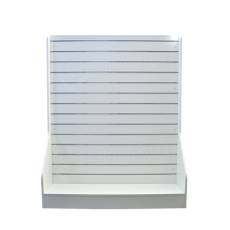 Gondola typ Y, SLAT panel, 124x60x163 cm, biela