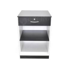 Pult BOX komplet predajný 62 x 93 x 65 cm, biele + čierne LTD