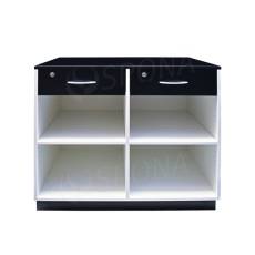 Pult BASIC 70 komplet predajný 98 x 93 x 71 cm, biele + čierne LTD