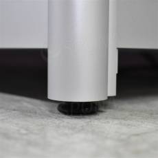 Vitrína Vitro-Al 101, 100x40x198 cm, biela