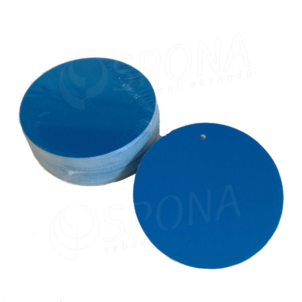 Papierové visačky DREAMER priemer 80 mm, modré, 80 ks