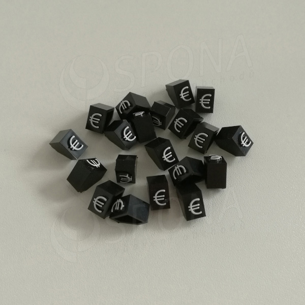 Cenovky Q 3D, 6 x 9 mm, náhradný znak 