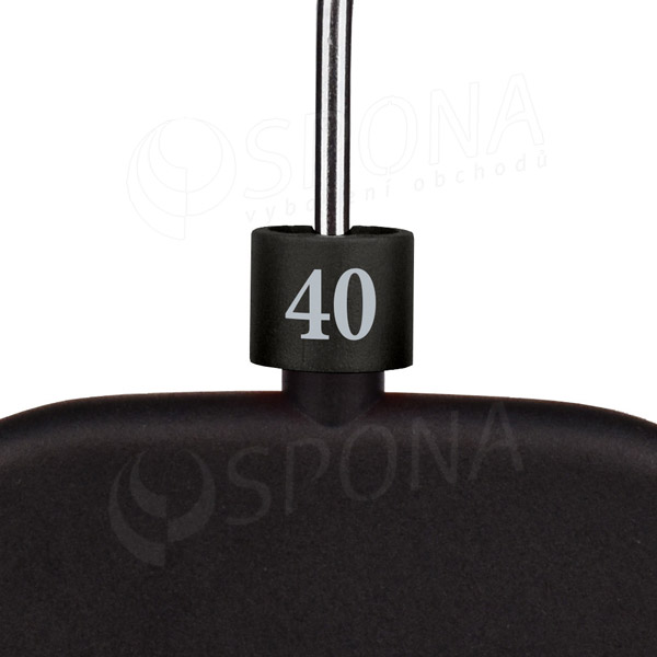 Minireitery 40, 25 ks, čierne, strieborná potlač