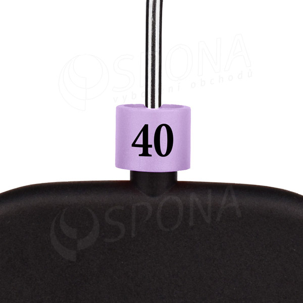 Minireitery, označenie "40", farba lila, čierna potlač, 25 ks