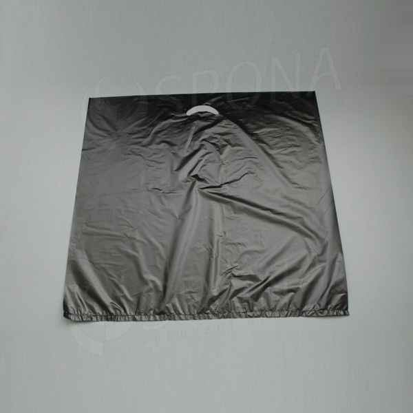 Igelitová taška MDPE, 60 x 60 cm, čierna