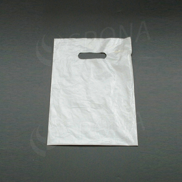 Igelitová taška LDPE, 25 x 35 cm, biela