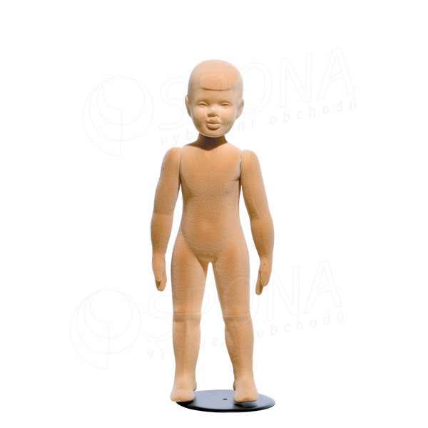Figurína detská FLEXIBLE 2-3 roky, prelis, telová, flok, bez podstavca
