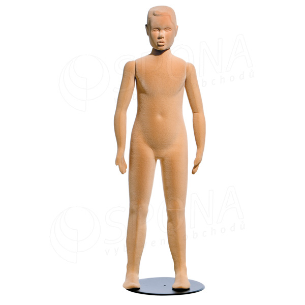 Figurína detská FLEXIBLE 10 rokov, prelis, telová, flok, bez podstavca