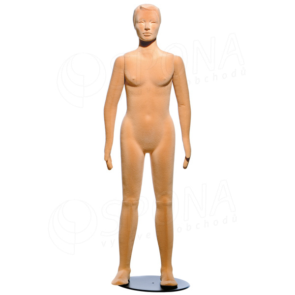 Figurína detská FLEXIBLE 13 rokov, dievča, prelis, telová, flok, bez podstavca