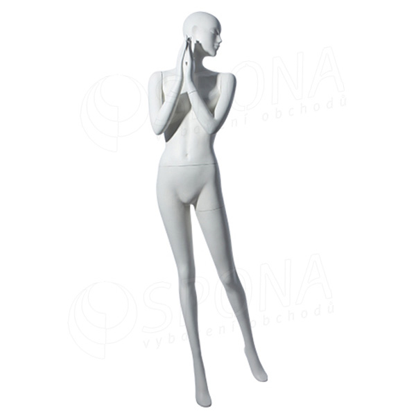 Figurína dámska TINA 304, matná biela
