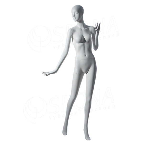 Figurína dámska TINA 307, matná biela