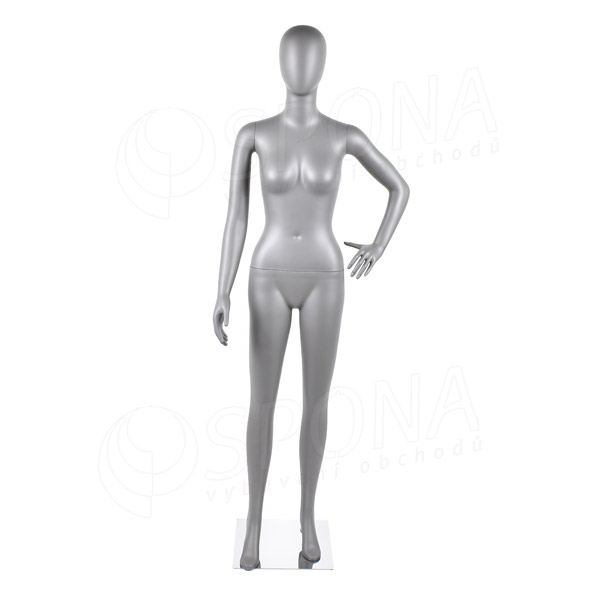 Figurína dámska SAMANTA 03, matná šedá