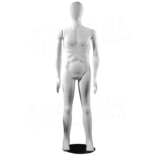 Figurína pánska FLEXIBLE, abstrakt, biela, plast