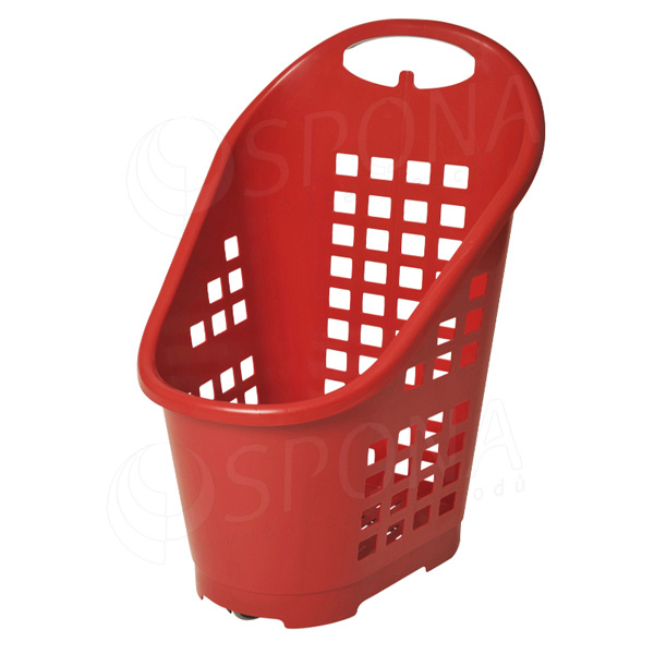 Nákupný košík Flexicart, objem 65 litrov, červený