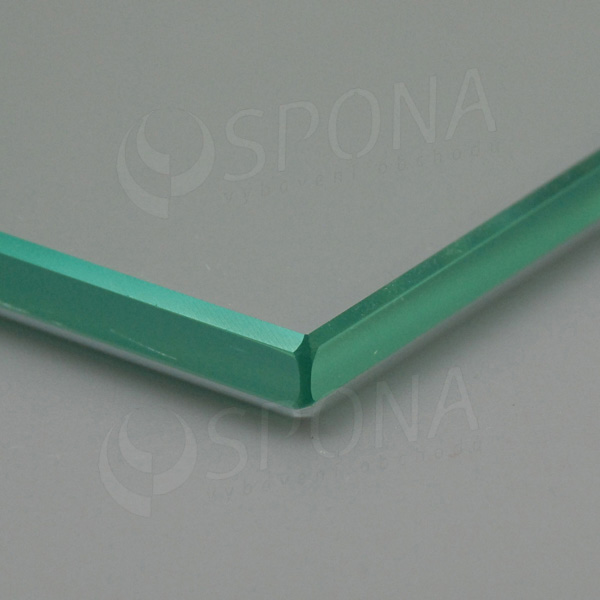 Polica sklenená TEMPER 600 x 300 x 8 mm, číra