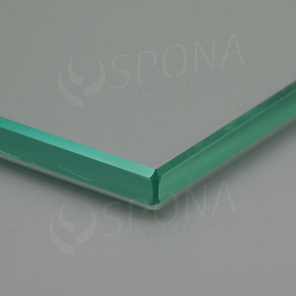 Polica sklenená TEMPER 600 x 600 x 8 mm, číra